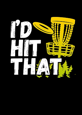 I hit that disc golf