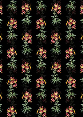 Floral Turban Lily Pattern