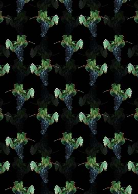 Floral Grape Vine Pattern