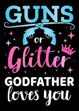 Gender reveal guns or glit