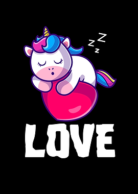 Sleeping Unicorn Love