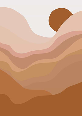 Brown Mountain hill Layers