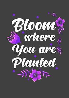 Flowers Inspiration Saying