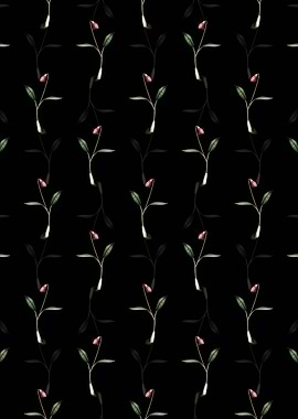 Floral Erythronium Pattern