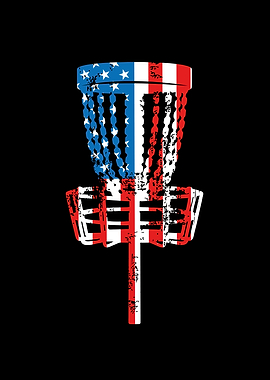 Disc golf catch basket USA