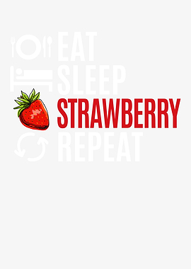 Eat Strawberry Sweet Fruit