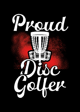 Proud disc golfer