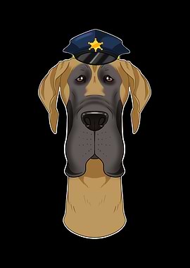 Police Great Dane Canine