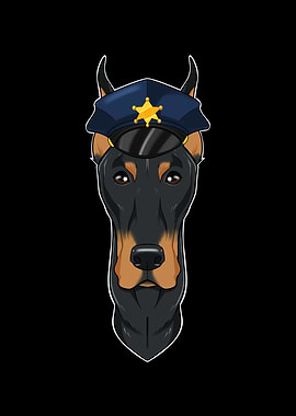 Police Doberman Canine