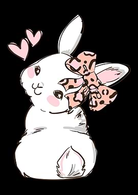 Bunny Cute Rabbit Leopard