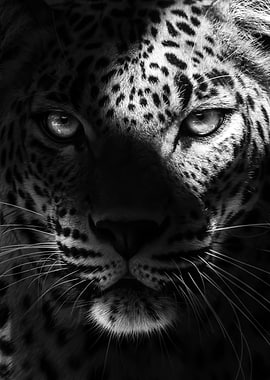 black and white jaguar