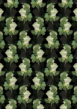 Linden Tree Branch Pattern