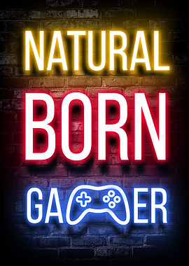 Gaming neon quotes