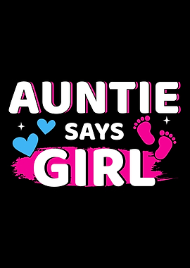 Gender reveal auntie says