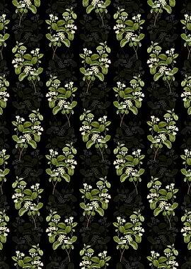 Snowdrop Bush Pattern