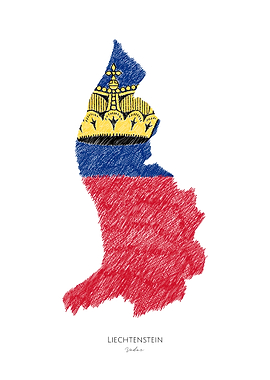 Liechtenstein Line Art