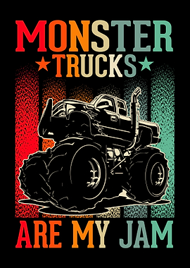Monster Trucks Boys Girls