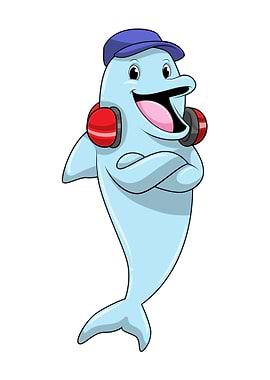 Dolphin Listen Music
