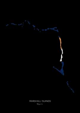 Marshall Island Line Art