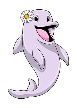 Dolphin Daisy Flower