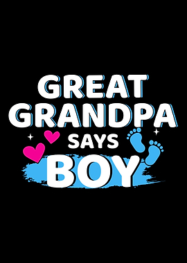 Gender reveal great grandp