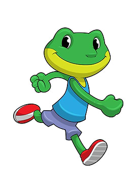 Frog Runner Running