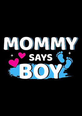 Gender reveal mommy says b