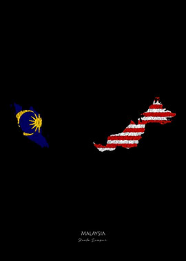 Malaysia Line Art