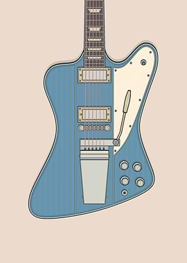 Pelham Blue Stylish Guitar