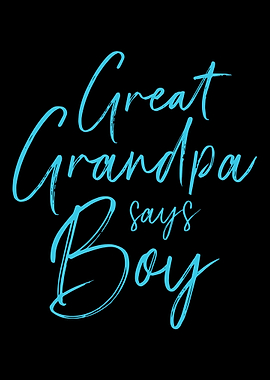 Gender reveal great grandp