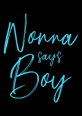 Gender reveal nonna says b