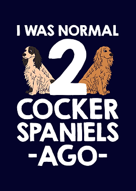 Normal 2 Cocker Spaniels