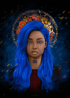 Save Ukraine 4 woman girl