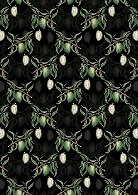 Floral Almond Pattern