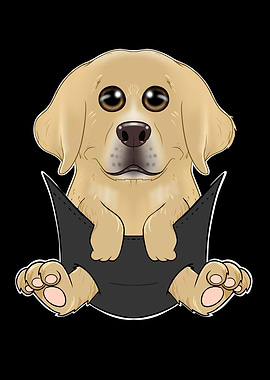 Labrador Puppy In Pocket