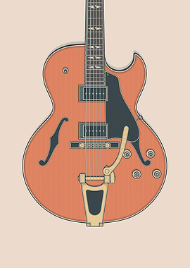 Rock Hollow Body Guitar