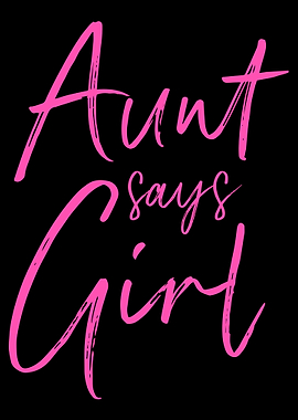 Gender reveal aunt says gi