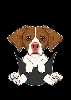 Brittany Puppy In Pocket