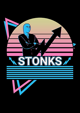 Stonks Meme Funny Stock