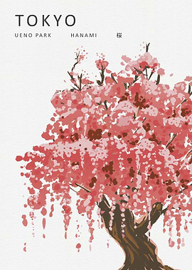 Tokyo japanese cherry