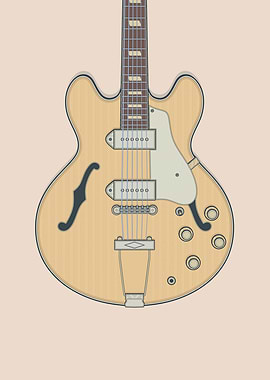 Natural Kasino Guitar