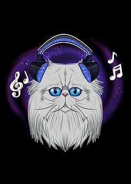 Cute Persian Cat I Music