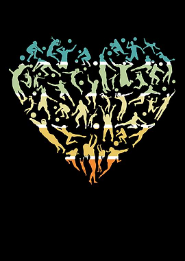 Volleyball Heart