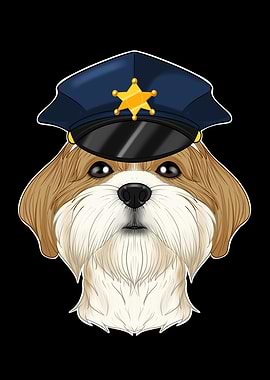 Police Shih Tzu Canine