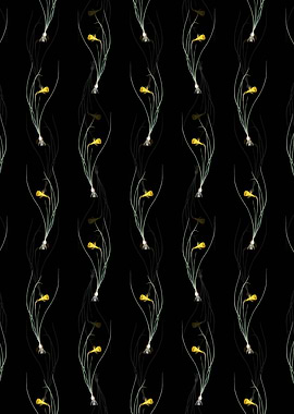 Floral Daffodil Pattern