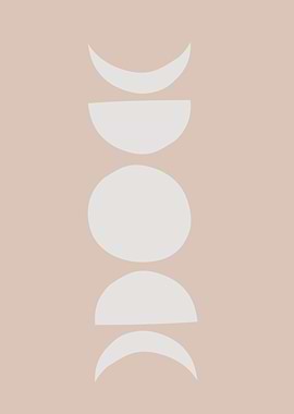 Boho Moon Phases Kids Room