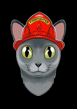 Firefighter Russian Blue