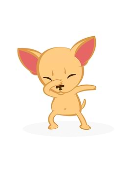 Dabbing dance white Chihu