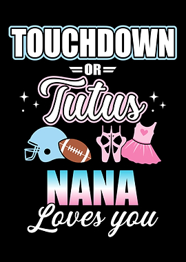 Gender reveal touchdowns o