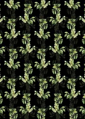 Floral Field Elm Pattern